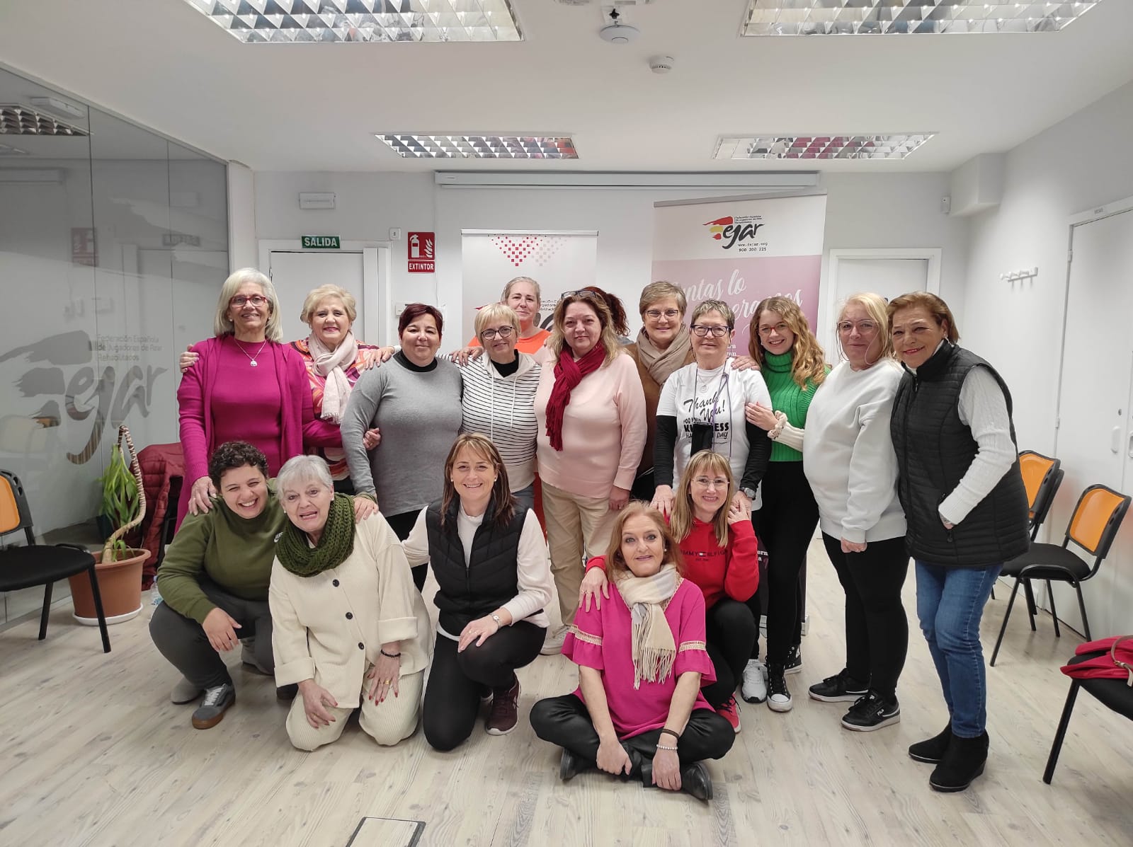Algunas de las mujeres participantes en el V Encuentro 